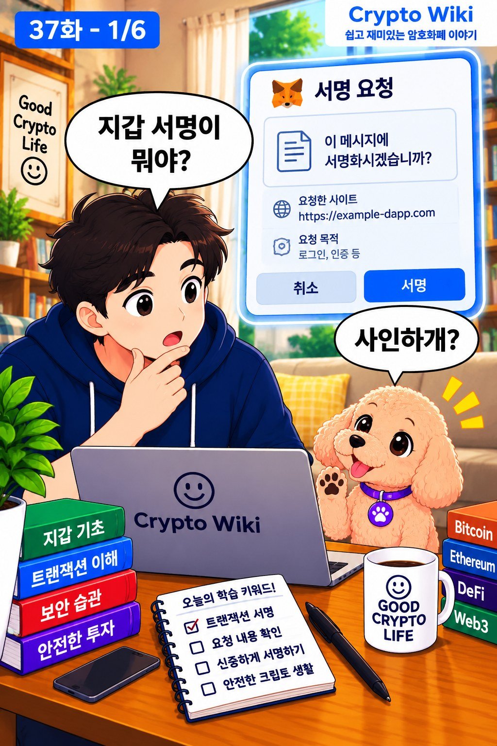 트랜잭션 서명 웹툰 37-1