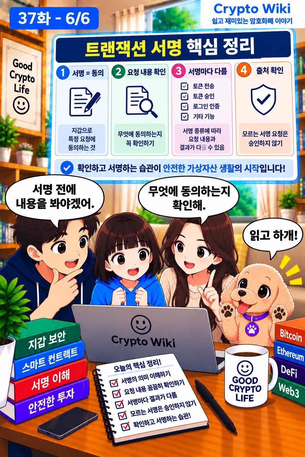 트랜잭션 서명 웹툰 37-6