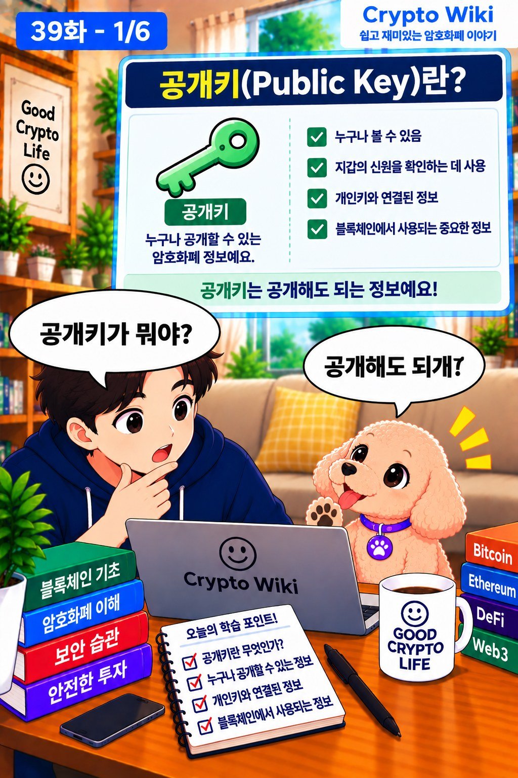 공개키와 지갑 주소 웹툰 39-1