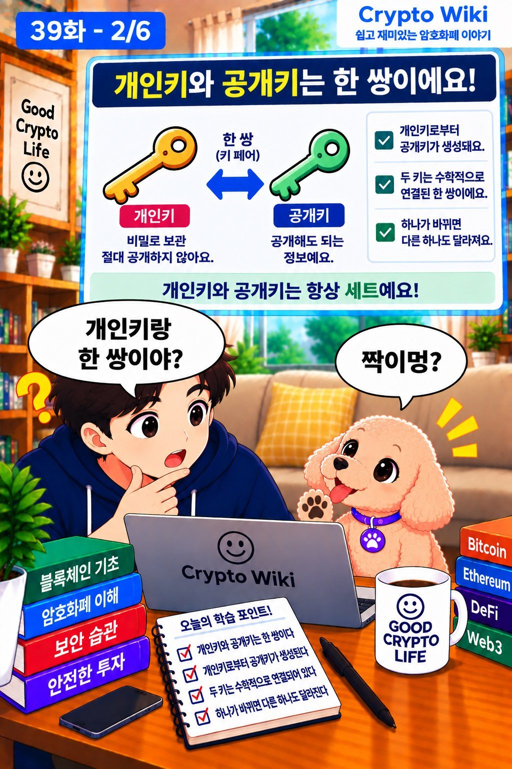 공개키와 지갑 주소 웹툰 39-2