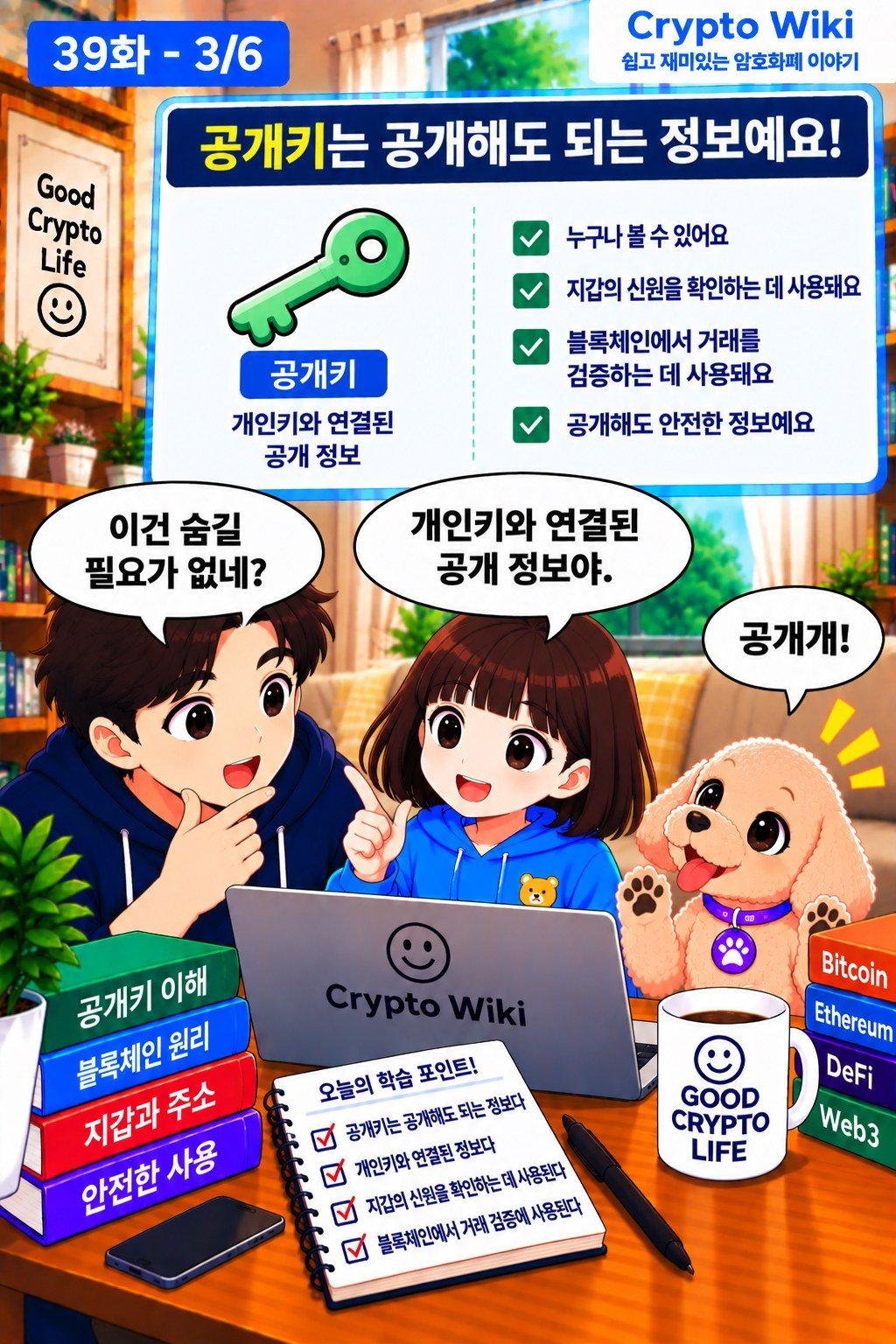 공개키와 지갑 주소 웹툰 39-3