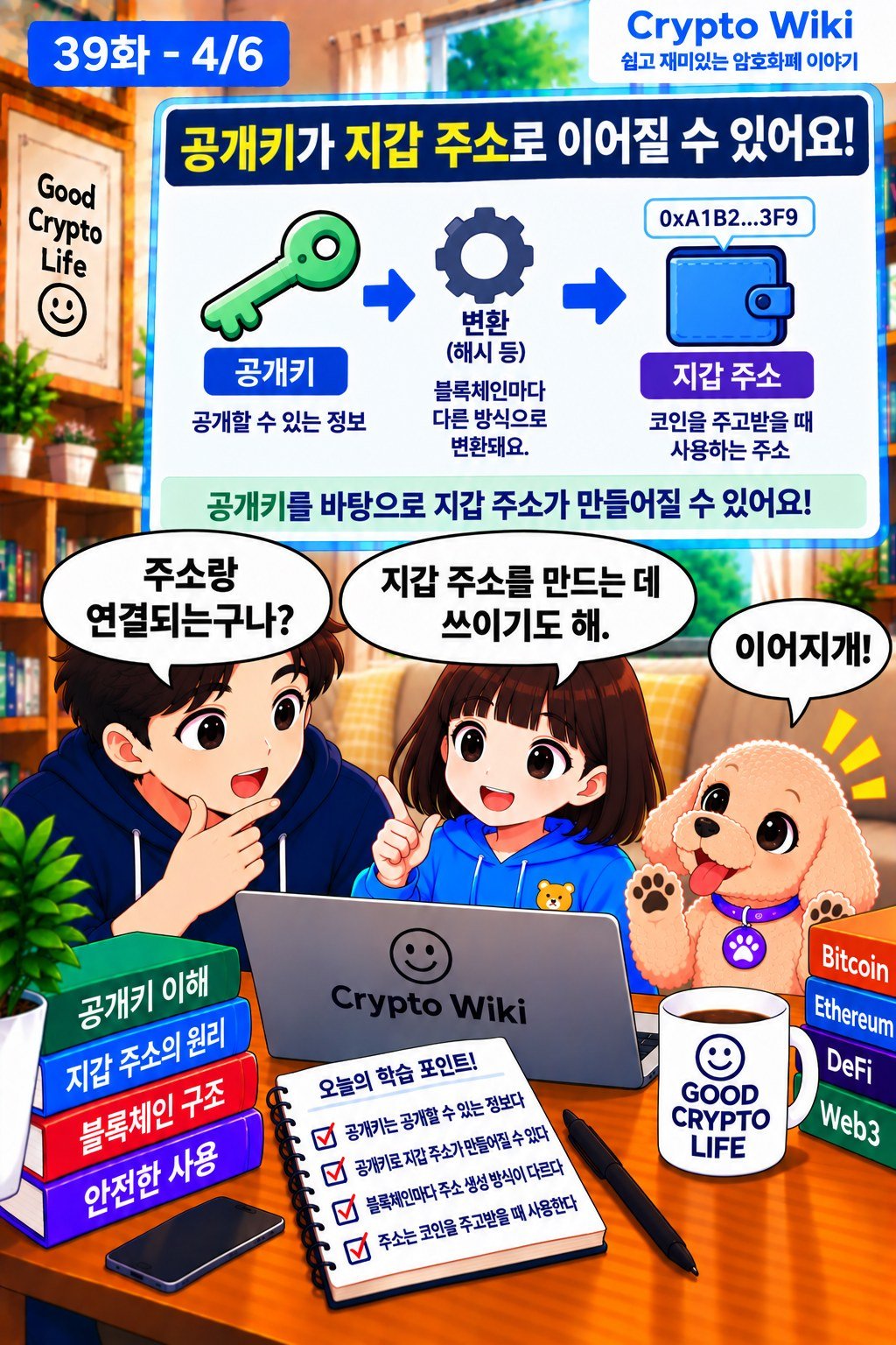 공개키와 지갑 주소 웹툰 39-4