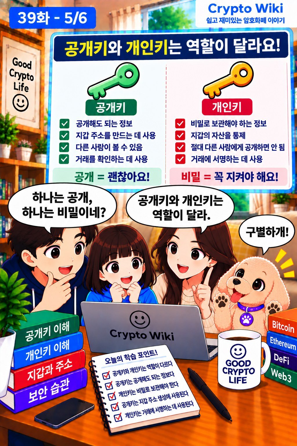 공개키와 지갑 주소 웹툰 39-5