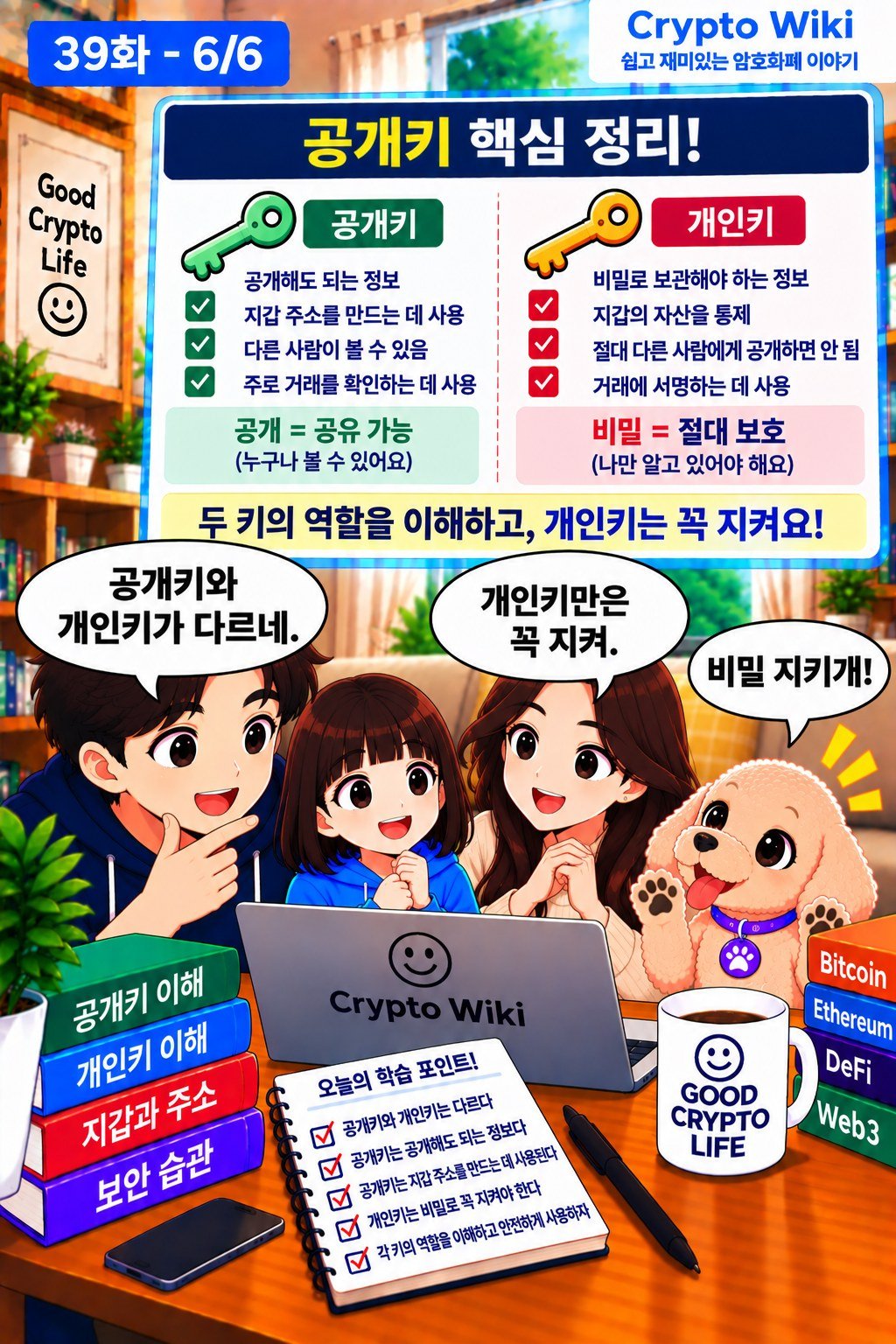 공개키와 지갑 주소 웹툰 39-6