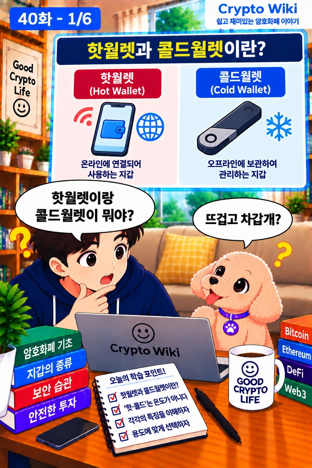 핫월렛과 콜드월렛 웹툰 40-1
