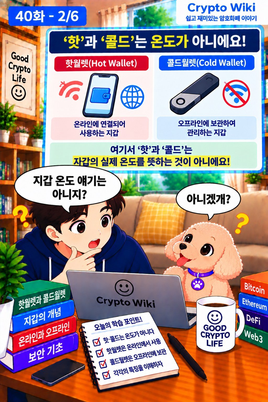 핫월렛과 콜드월렛 웹툰 40-2