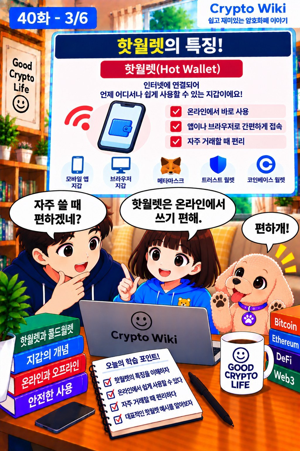핫월렛과 콜드월렛 웹툰 40-3