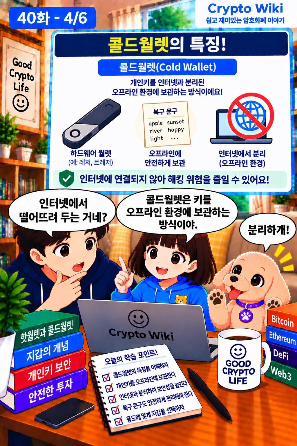 핫월렛과 콜드월렛 웹툰 40-4
