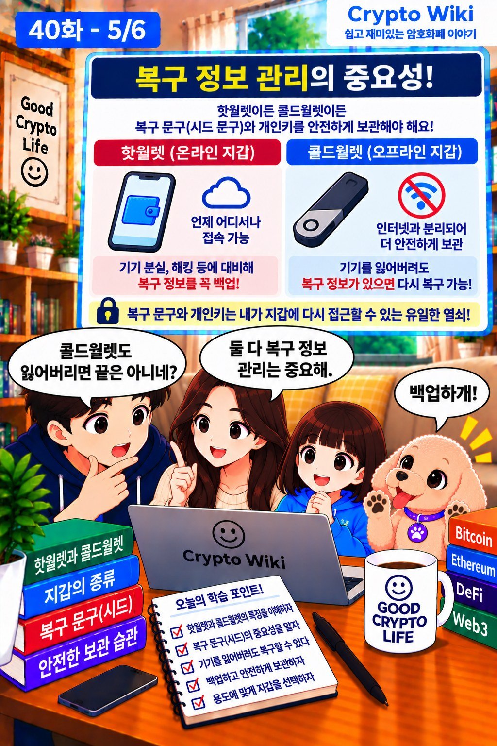 핫월렛과 콜드월렛 웹툰 40-5