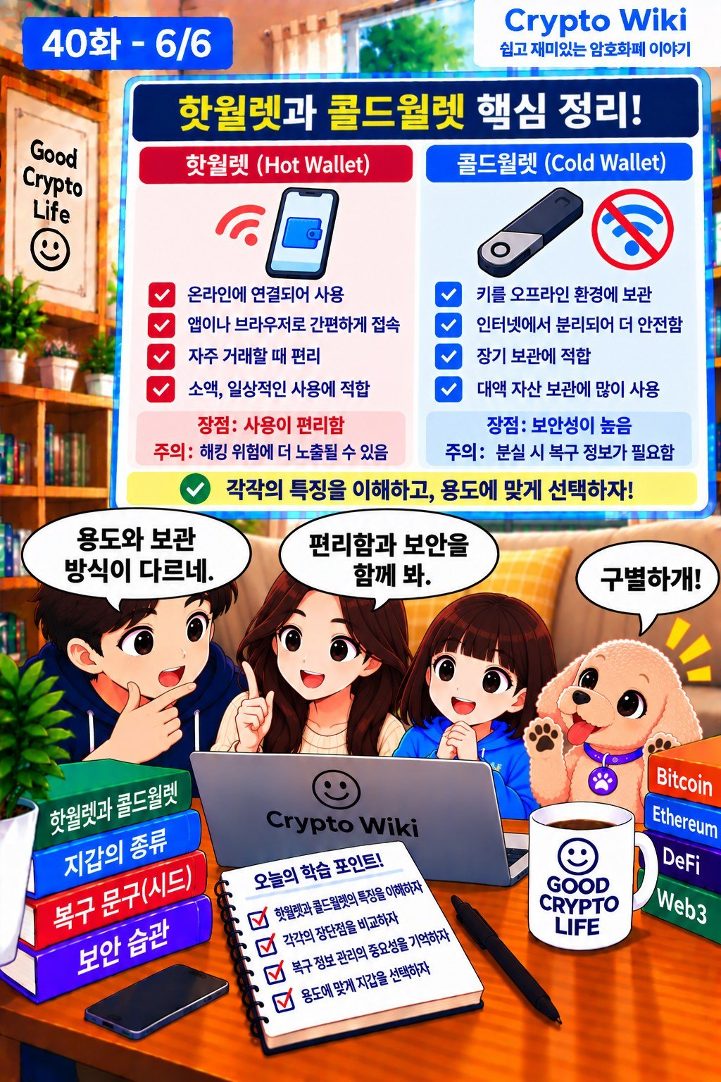 핫월렛과 콜드월렛 웹툰 40-6
