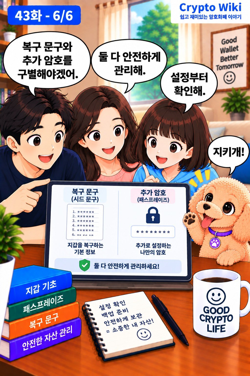 지갑 패스프레이즈 웹툰 43-6