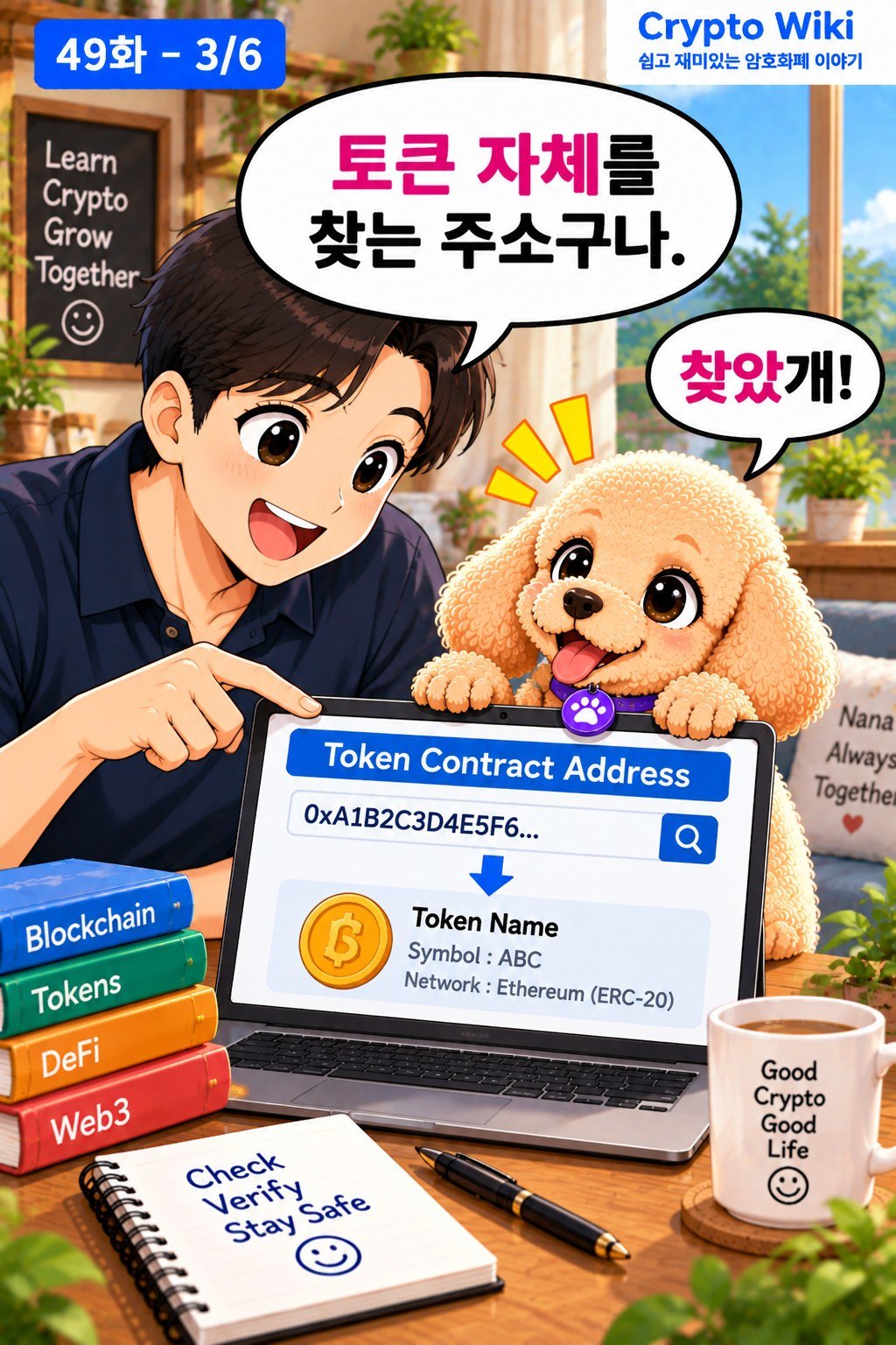 Token Contract Address 웹툰 49-3
