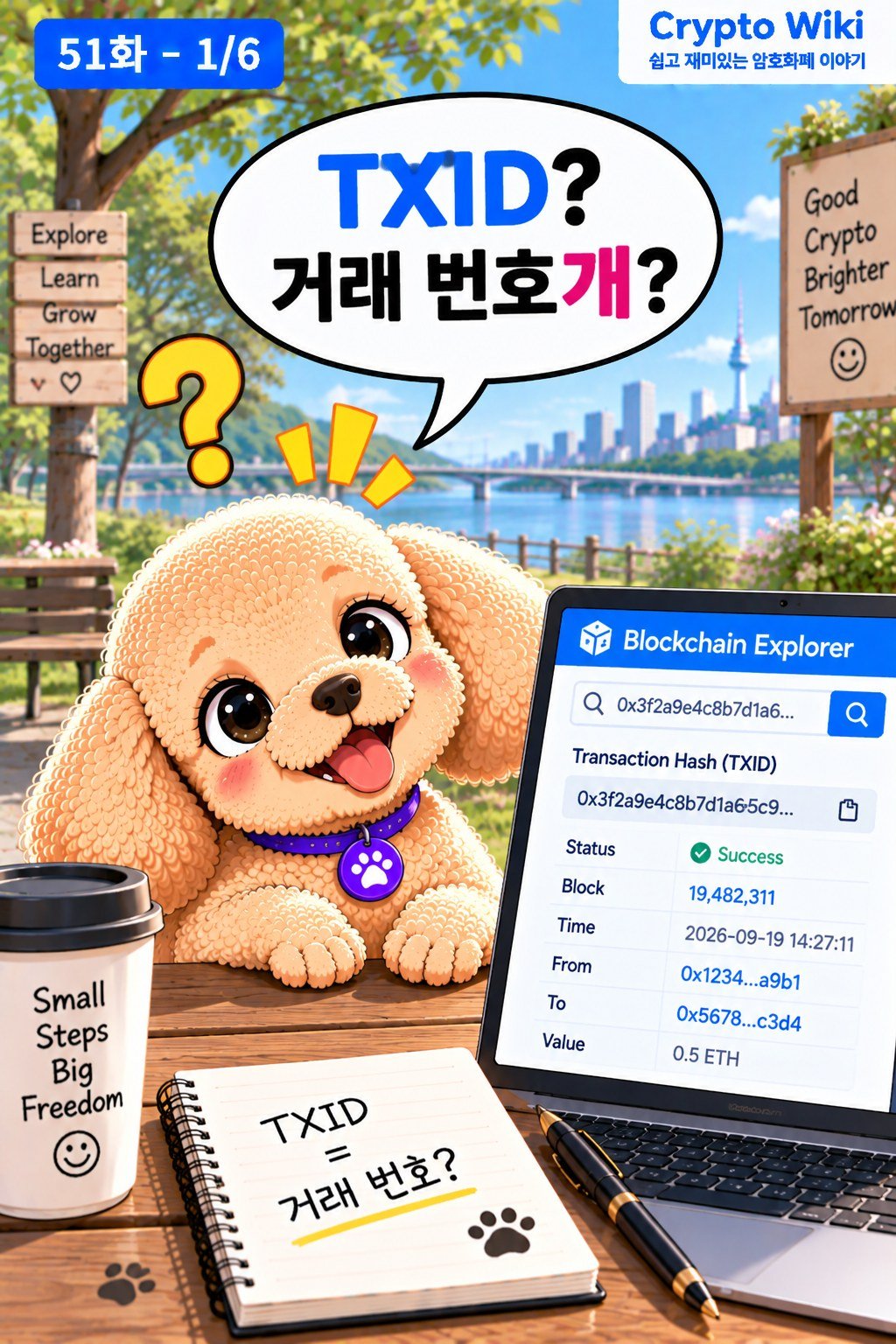Transaction Hash TXID 웹툰 51-1