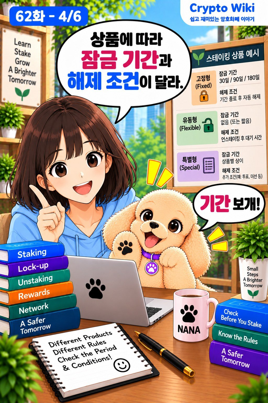 Staking Lock-up 가족 웹툰 62화 4번