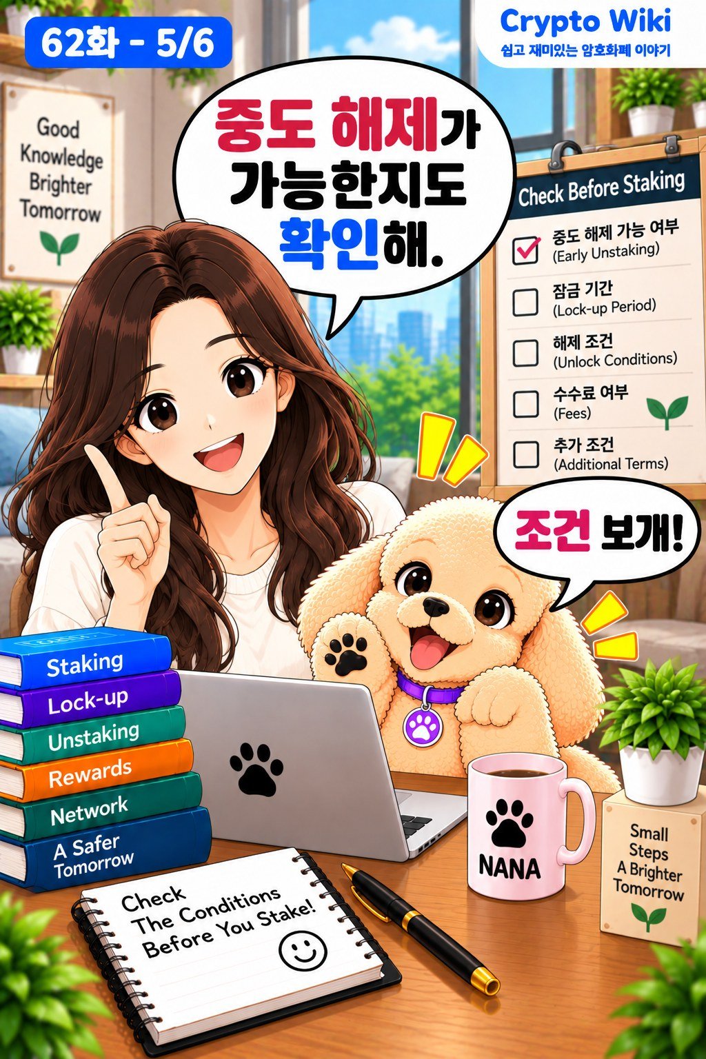 Staking Lock-up 가족 웹툰 62화 5번