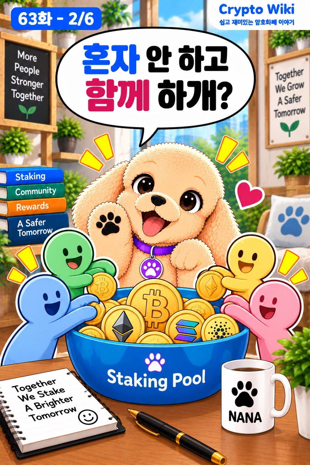 Staking Pool 스테이킹 풀 가족 웹툰 63화 2번