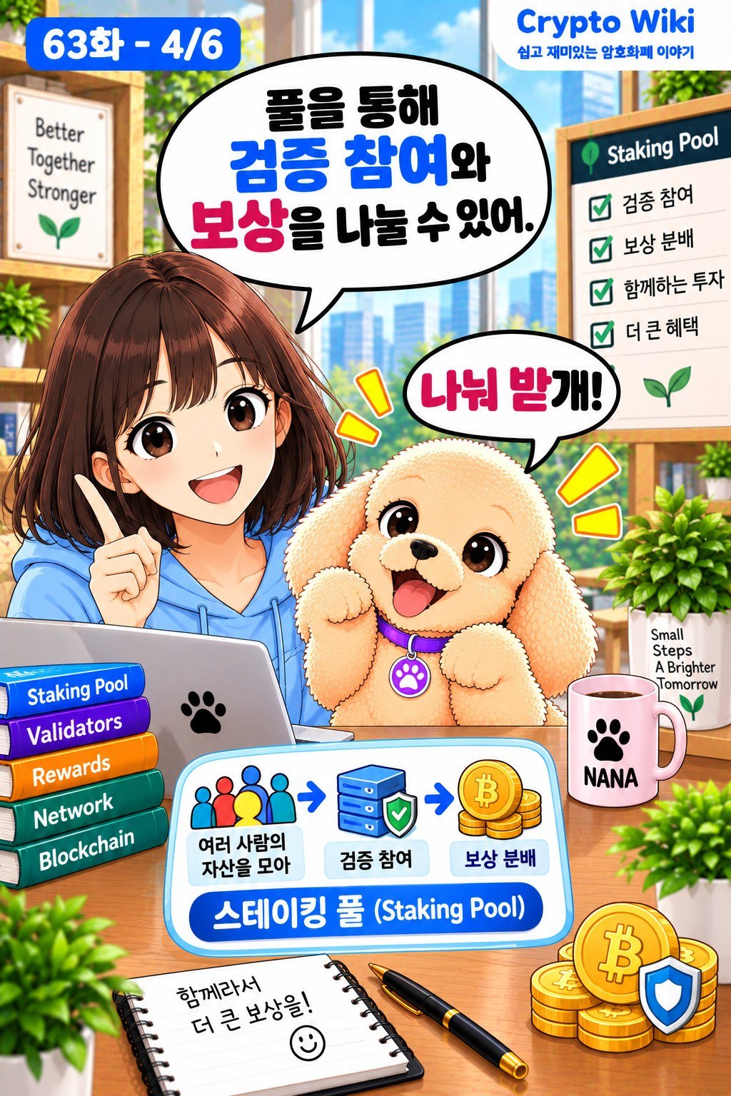 Staking Pool 스테이킹 풀 가족 웹툰 63화 4번