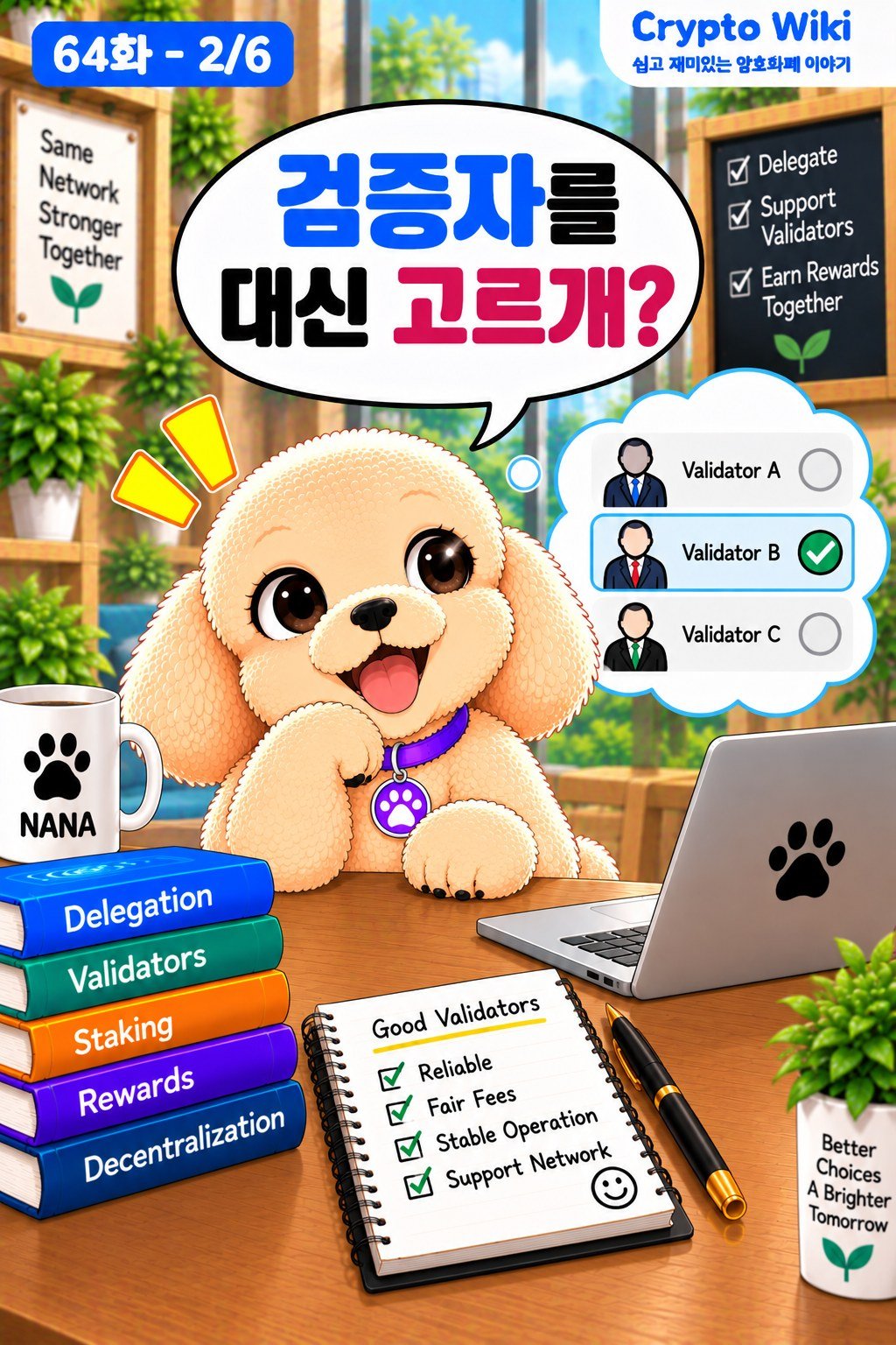 Staking Delegation 가족 웹툰 64화 2번