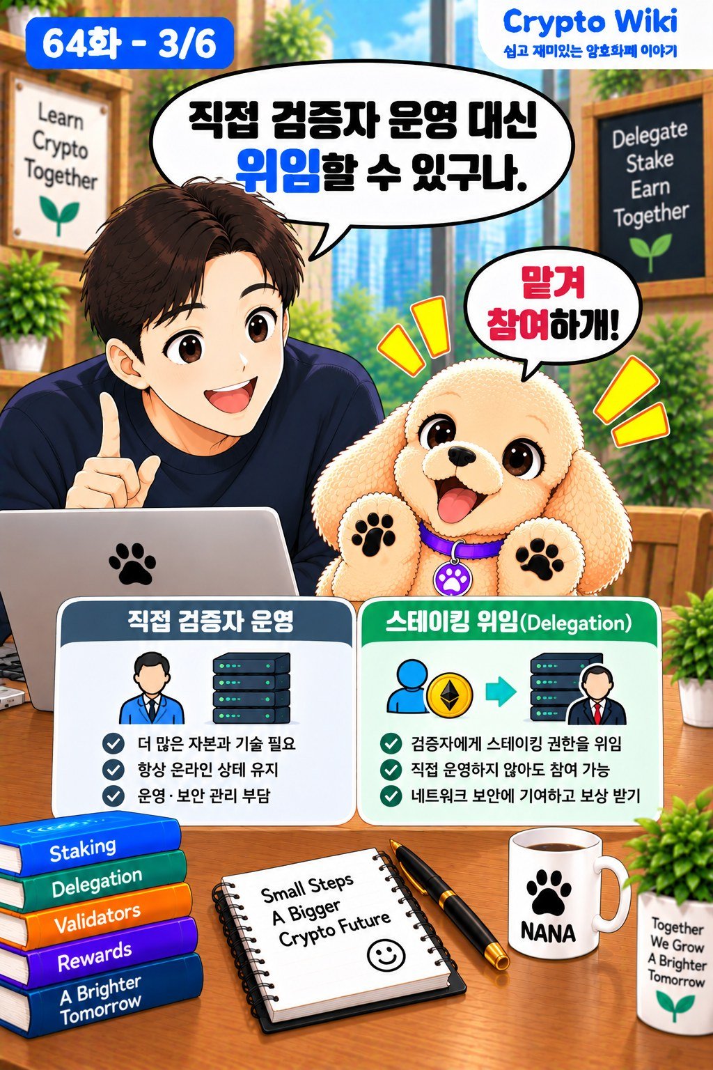 Staking Delegation 가족 웹툰 64화 3번