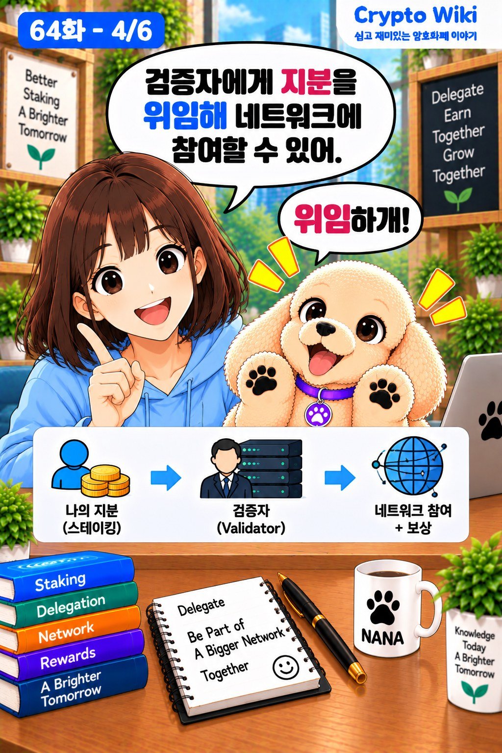 Staking Delegation 가족 웹툰 64화 4번