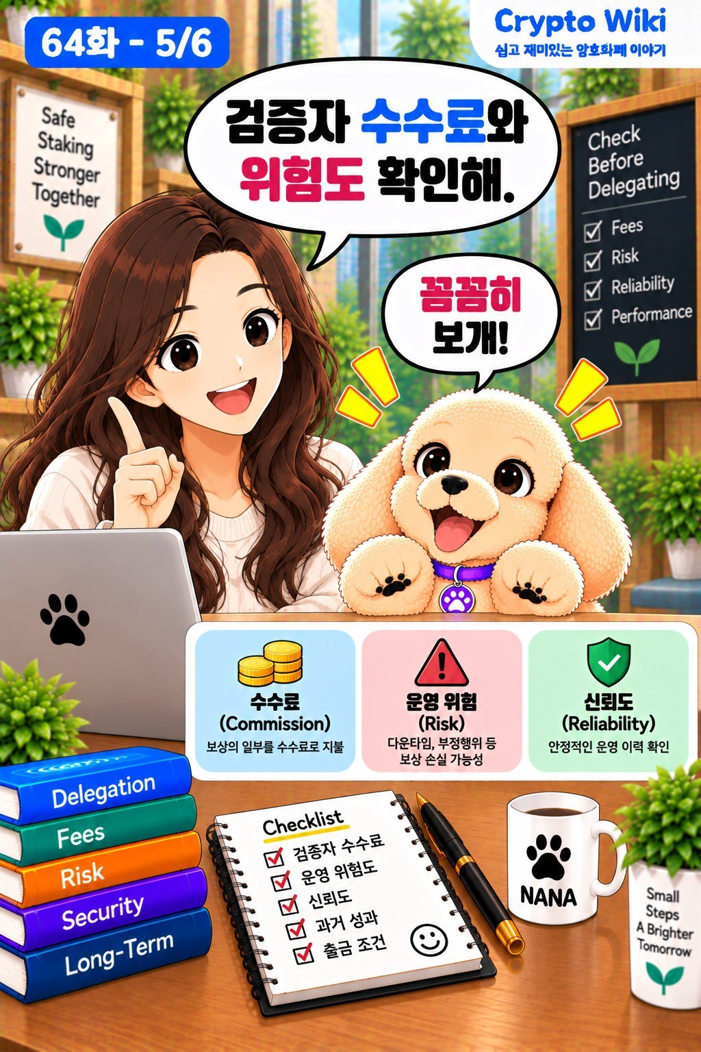 Staking Delegation 가족 웹툰 64화 5번