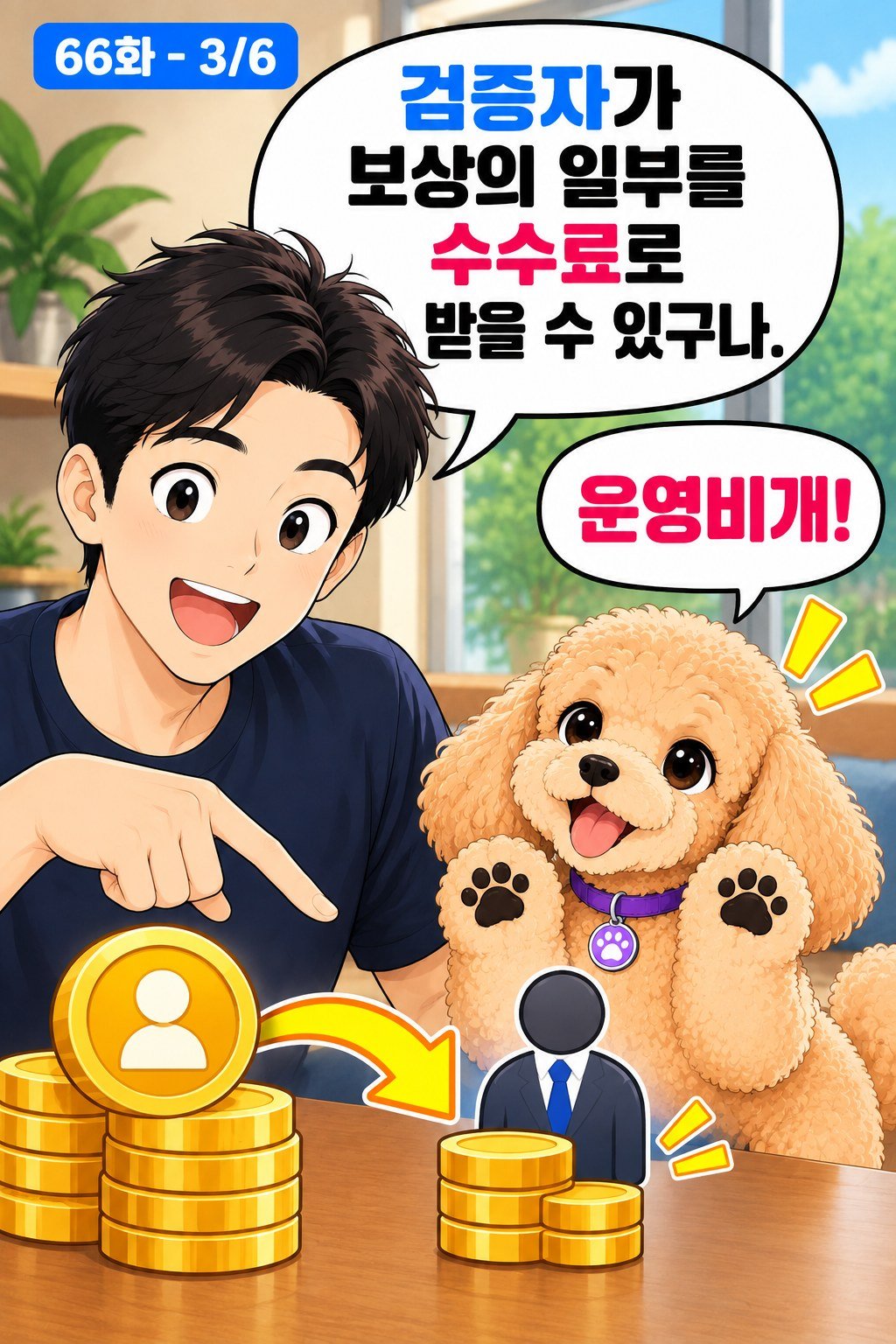 Validator Commission 검증자 수수료 가족 웹툰 66화 3번