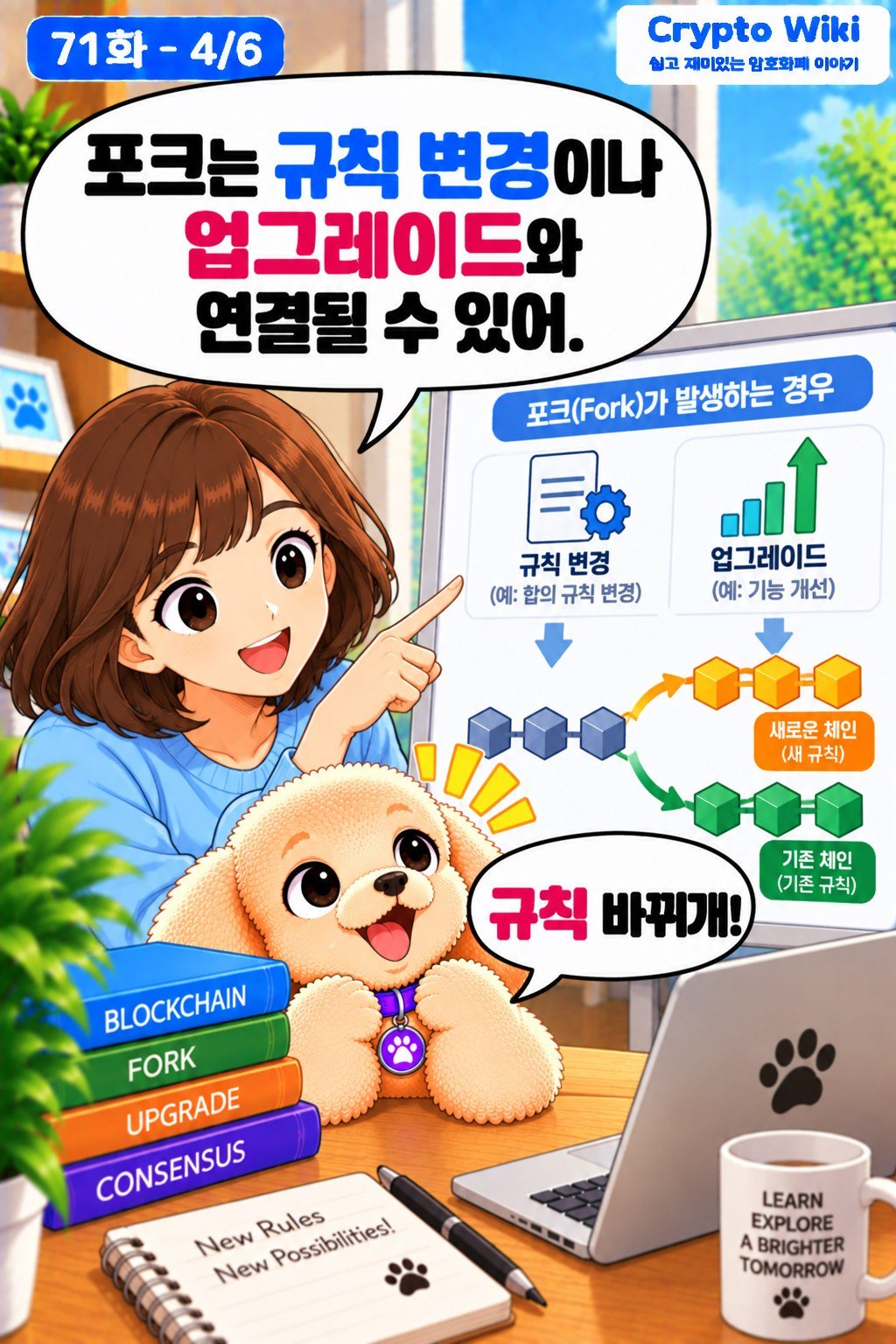 Fork 포크 가족 웹툰 71화 4번