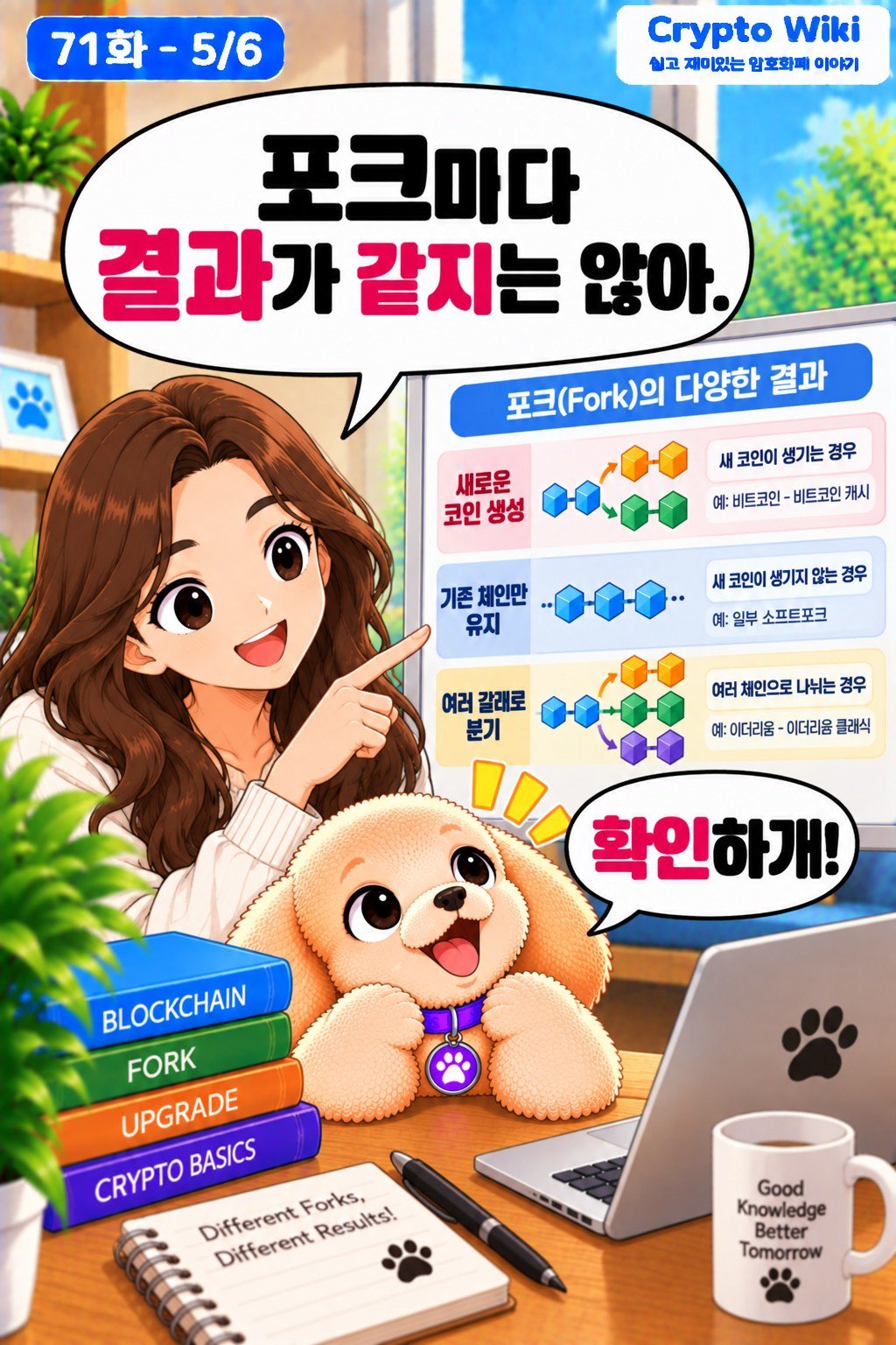 Fork 포크 가족 웹툰 71화 5번