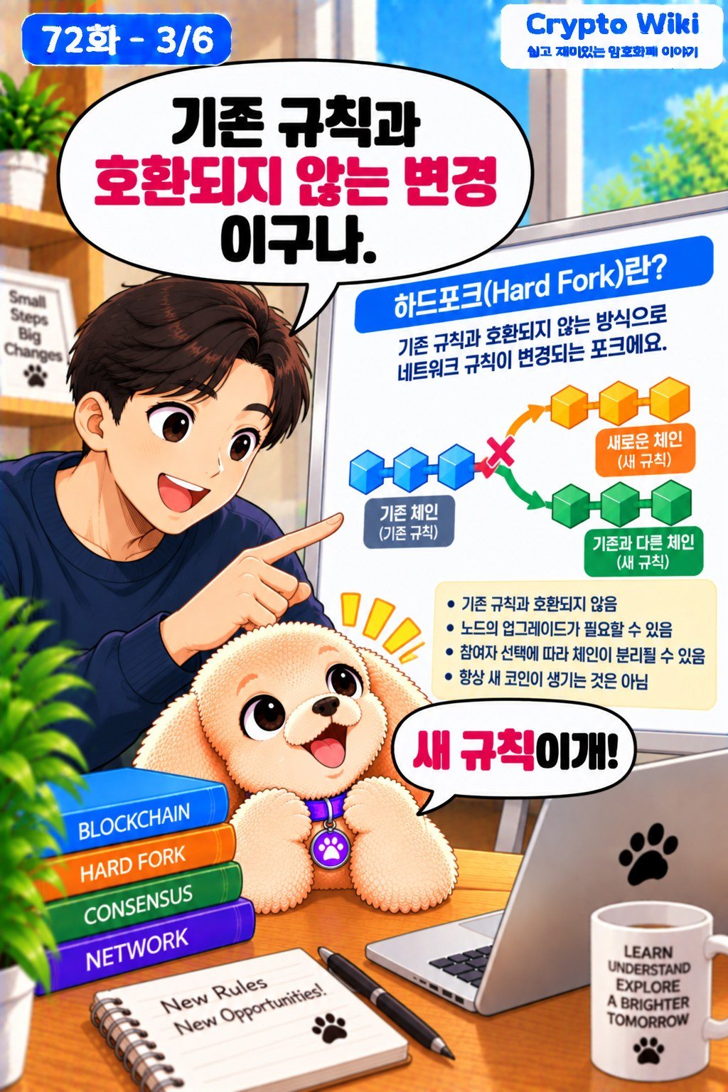 Hard Fork 하드포크 가족 웹툰 72화 3번