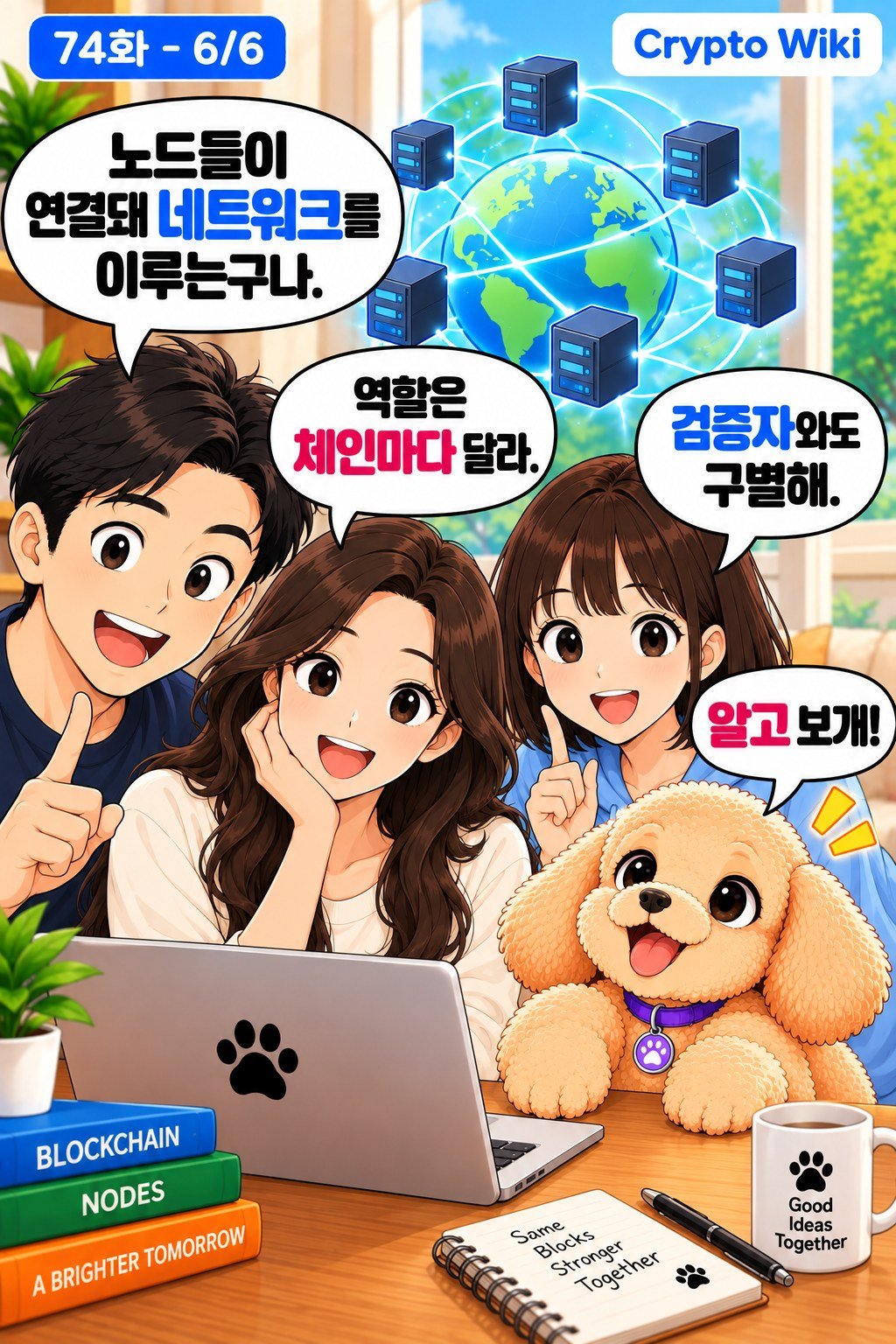 Node 노드 가족 웹툰 74화 6번