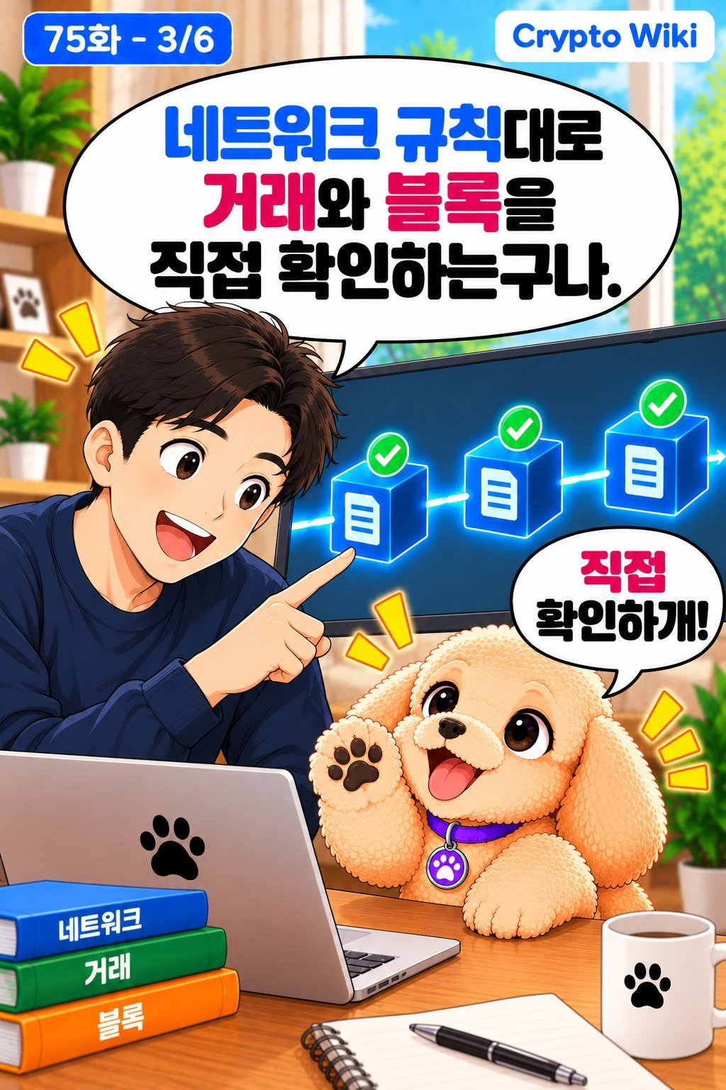 Full Node 풀 노드 가족 웹툰 75화 3번