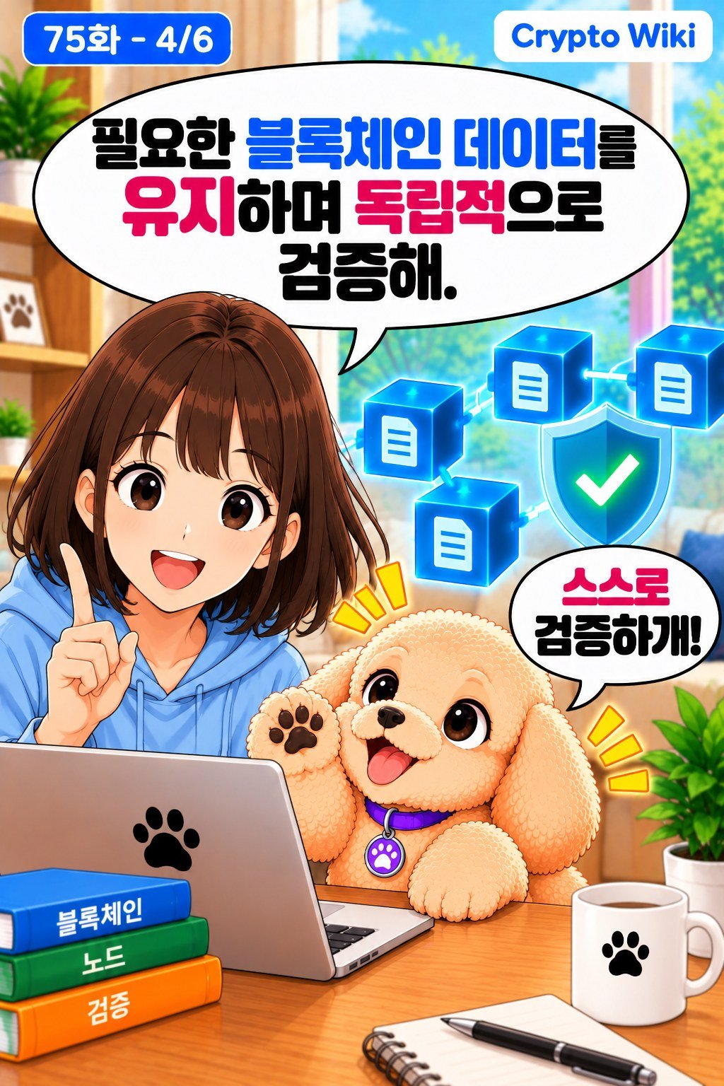 Full Node 풀 노드 가족 웹툰 75화 4번