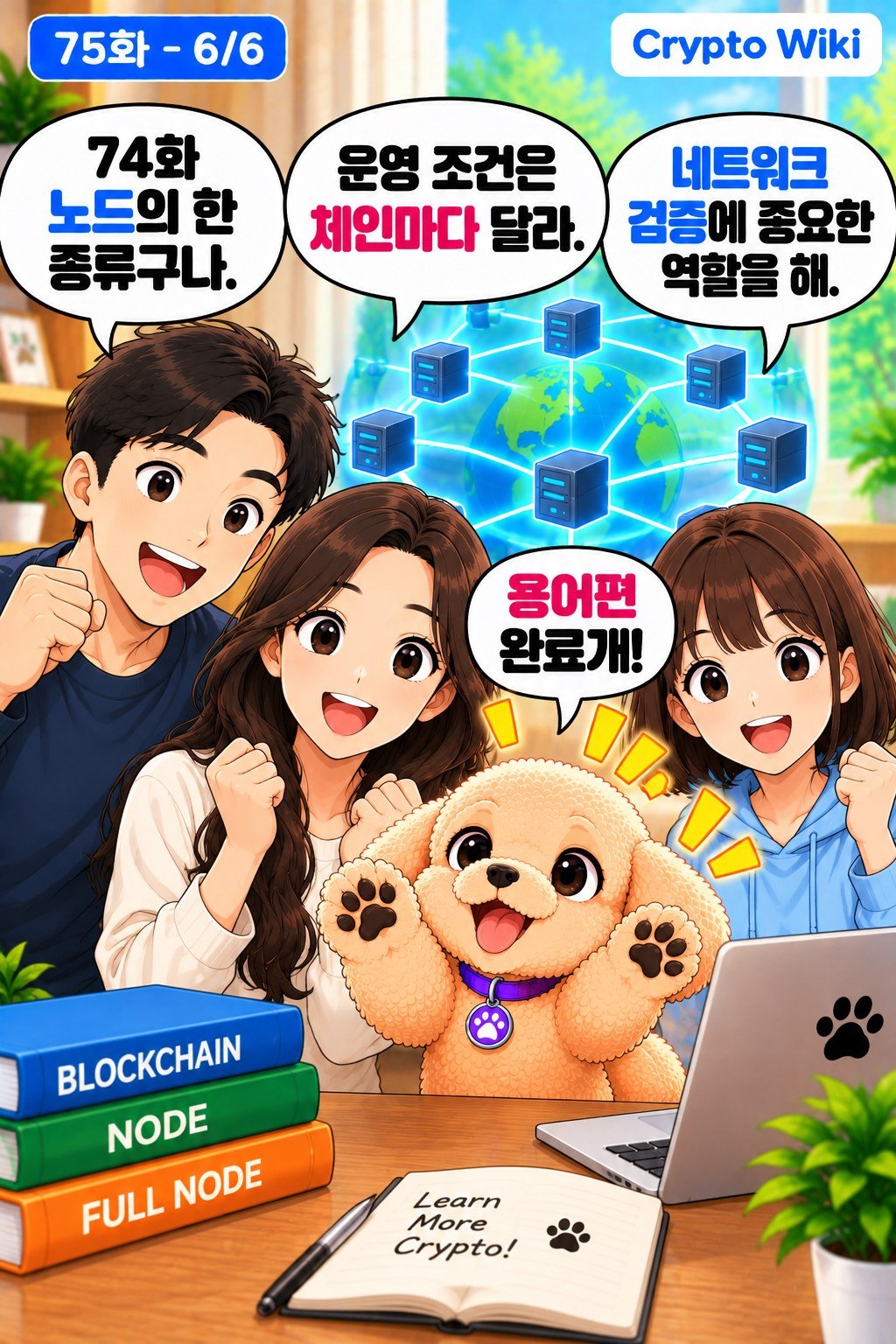 Full Node 풀 노드 가족 웹툰 75화 6번